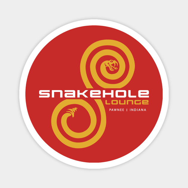 Snakehole Lounge Magnet by MindsparkCreative